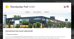 Desktop Screenshot of flammkuchen-profi.de