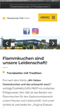 Mobile Screenshot of flammkuchen-profi.de